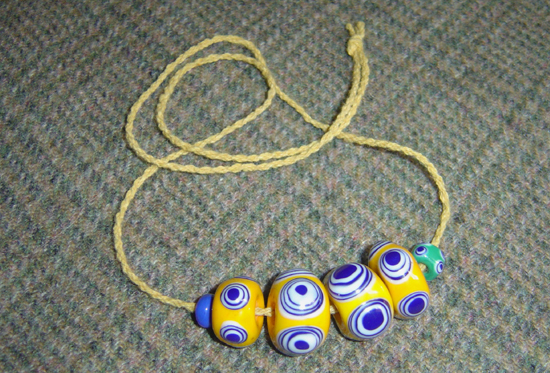 Schichtaugenperlen, Tschechien/Manetin-Hradek, Späthallstatt-Frühlatene