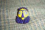 Maskenperle, Karthago, 5.-3.Jh.v.Chr.